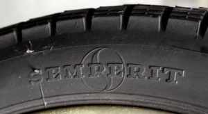 Original Semperit tire.